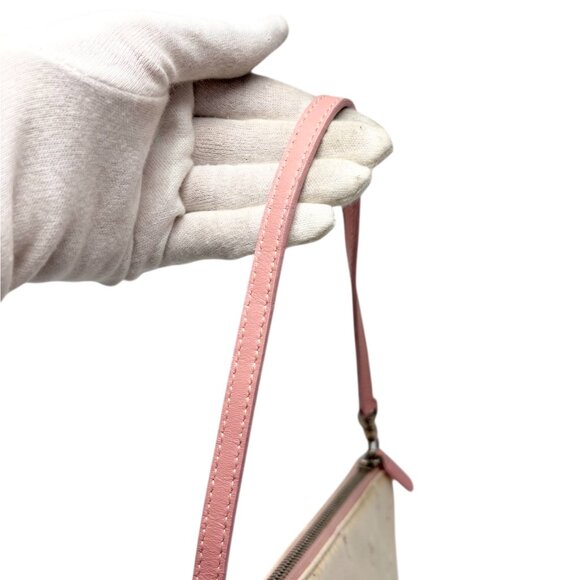 Christian Dior Vintage 2003 Distressed Floral Denim Mini Saddle Bag [106219] - Picture 14 of 15